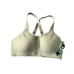 Victoria Secret VSX Knockout 2.0 Front Close Sports Bra Olive Green 34B